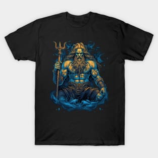 Poseidon Greek God of the Seas T-Shirt